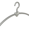 Garderobehanger "Eve" kunststof zilver / zilver, 45 cm Garderobehanger "Eve" kunststof zilver / zilver, 45 cm