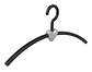 Garderobehanger "Eve" kunststof zwart / zilver Garderobehanger "Eve" kunststof zwart / zilver