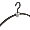 Wardrobe hanger "Eve" plastic black / silver, 45 cm Wardrobe hanger "Eve" plastic black / silver, 45 cm