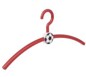 CW CONCEPT Garderobehanger "Fan" kunststof rood CW CONCEPT Garderobehanger "Fan" kunststof rood