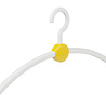 Garderobehanger "Point" kunststof wit / geel, 45 cm Garderobehanger "Point" kunststof wit / geel, 45 cm