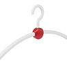 Garderobehanger "Point" kunststof wit / rood, 45 cm Garderobehanger "Point" kunststof wit / rood, 45 cm