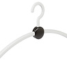 Wardrobe hanger "Point" plastic white / black, 45 cm Wardrobe hanger "Point" plastic white / black, 45 cm