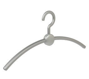 Garderobehanger "Point" kunststof zilver