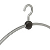 Garderobehanger "Point" kunststof zilver / zwart, 45 cm Garderobehanger "Point" kunststof zilver / zwart, 45 cm