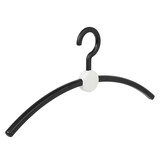 Garderobehanger "Point" kunststof zwart / wit Garderobehanger "Point" kunststof zwart / wit