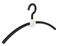 Garderobehanger "Point" kunststof zwart / wit