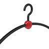 Garderobehanger "Point" kunststof zwart / rood, 45 cm Garderobehanger "Point" kunststof zwart / rood, 45 cm