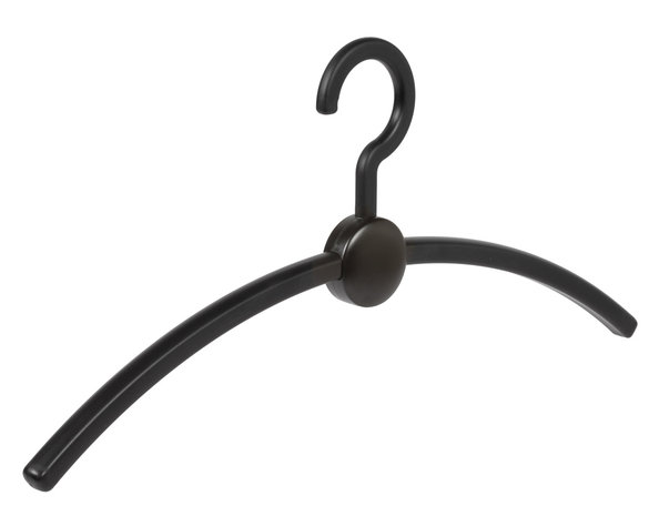 Garderobehanger "Point" kunststof zwart
