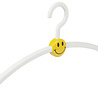 DE KLEDINGHANGER GIGANT Garderobehanger "Smile" kunststof wit / geel DE KLEDINGHANGER GIGANT Garderobehanger "Smile" kunststof wit / geel