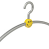 Wardrobe hanger "Smile" plastic silver / yellow, 45 cm Wardrobe hanger "Smile" plastic silver / yellow, 45 cm