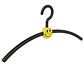 Garderobehanger "Smile" kunststof zwart / geel Garderobehanger "Smile" kunststof zwart / geel