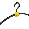 Garderobehanger "Smile" kunststof zwart / geel, 45 cm Garderobehanger "Smile" kunststof zwart / geel, 45 cm