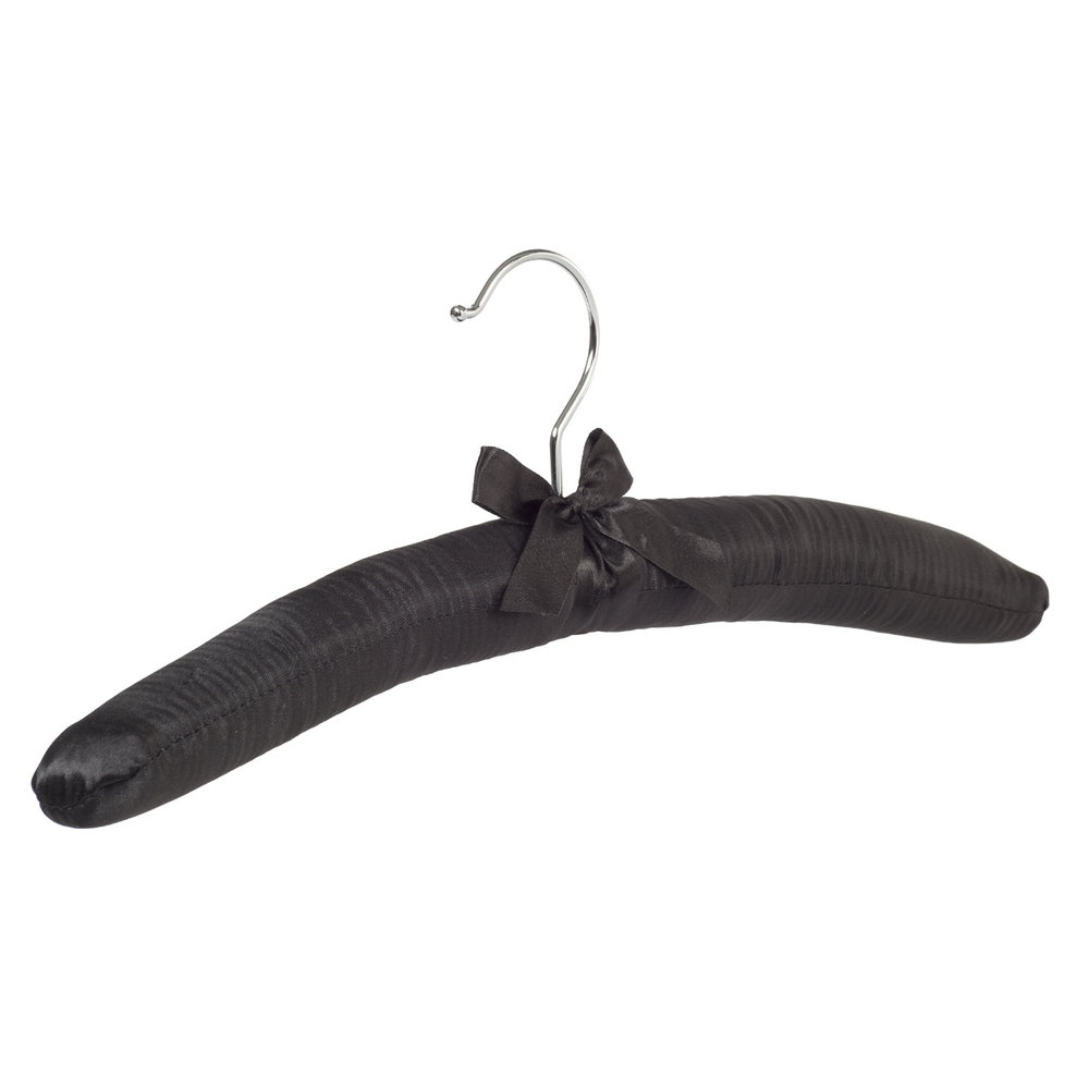DE KLEDINGHANGER GIGANT Blouse / shirthanger satijn zwart DE KLEDINGHANGER GIGANT Blouse / shirthanger satijn zwart