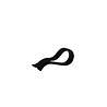 Pantalonclip kunststof zwart, 5,5 cm Pantalonclip kunststof zwart, 5,5 cm