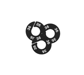 KTV Maatschijf zwart met witte opdruk KTV Maatschijf zwart met witte opdruk