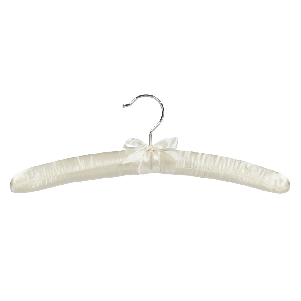 Blouse / shirthanger satijn ivoor