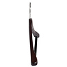 Mantel / kostuumhanger beukenhout wenge gebeitst met schouderverbreding en anti-slip broeklat, 38 cm Mantel / kostuumhanger beukenhout wenge gebeitst met schouderverbreding en anti-slip broeklat, 38 cm