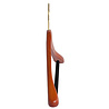 Mantel / kostuumhanger beukenhout kersen gebeitst met messinghaak, schouderverbreding en anti-slip broeklat, 38 cm Mantel / kostuumhanger beukenhout kersen gebeitst met messinghaak, schouderverbreding en anti-slip broeklat, 38 cm
