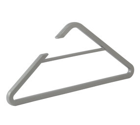 CW CONCEPT Garderobehanger "Delta" kunststof zilver CW CONCEPT Garderobehanger "Delta" kunststof zilver