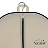 DE KLEDINGHANGER GIGANT Kledinghoes (non woven) beige met rits DE KLEDINGHANGER GIGANT Kledinghoes (non woven) beige met rits