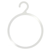 SER-VIZ Sjaalhanger kunststof transparant met haak (10 st.)