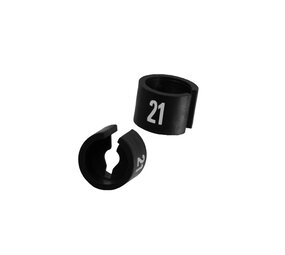 KTV Maataanduider (getallenreeks) zwart met witte opdruk voor collecties (100 st.) KTV Maataanduider (getallenreeks) zwart met witte opdruk voor collecties (100 st.)