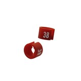 Maataanduider rood met witte opdruk (100  st.)