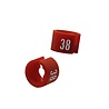 DE KLEDINGHANGER GIGANT Maataanduider rood met witte opdruk (100 st.) DE KLEDINGHANGER GIGANT Maataanduider rood met witte opdruk (100 st.)