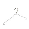 Rokhanger metaal met witte anti-slip coating, 40 cm Rokhanger metaal met witte anti-slip coating, 40 cm