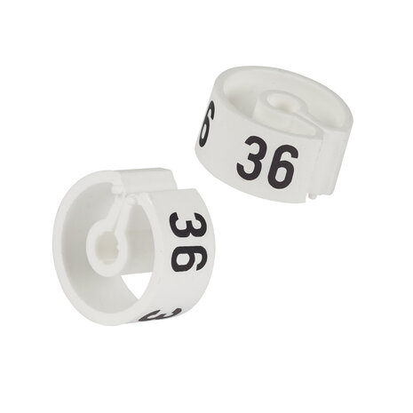 Maataanduider wit met zwarte opdruk (25 st.) Maataanduider wit met zwarte opdruk (25 st.)