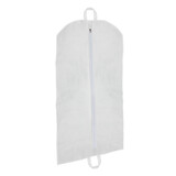 Kledinghoes (non woven) wit met rits