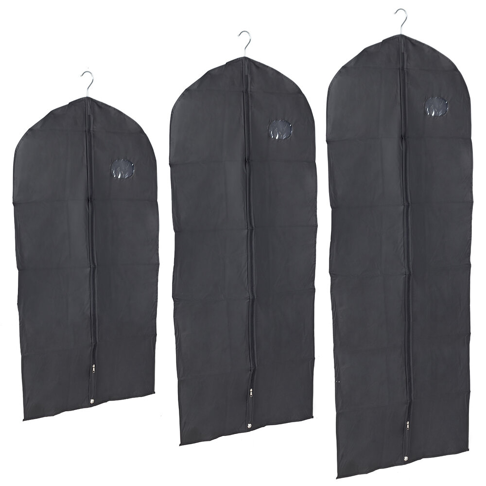 Kledinghoes zwart met rits Kledinghoes zwart met rits