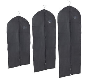 Kledinghoes zwart met rits