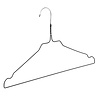 DE KLEDINGHANGER GIGANT Draad / stomerijhanger metaal zwart gecoat (Ø 2,4 mm) met rokinkepingen DE KLEDINGHANGER GIGANT Draad / stomerijhanger metaal zwart gecoat (Ø 2,4 mm) met rokinkepingen