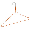 DE KLEDINGHANGER GIGANT Draad / stomerijhanger metaal oranje gecoat (Ø 2,4 mm) met rokinkepingen DE KLEDINGHANGER GIGANT Draad / stomerijhanger metaal oranje gecoat (Ø 2,4 mm) met rokinkepingen