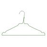 DE KLEDINGHANGER GIGANT Draad / stomerijhanger metaal lichtgroen gecoat (Ø 2,4 mm) met rokinkepingen DE KLEDINGHANGER GIGANT Draad / stomerijhanger metaal lichtgroen gecoat (Ø 2,4 mm) met rokinkepingen