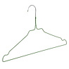 DE KLEDINGHANGER GIGANT Draad / stomerijhanger metaal lichtgroen gecoat (Ø 2,4 mm) met rokinkepingen DE KLEDINGHANGER GIGANT Draad / stomerijhanger metaal lichtgroen gecoat (Ø 2,4 mm) met rokinkepingen