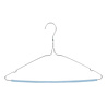 DE KLEDINGHANGER GIGANT Draad / stomerijhanger metaal verzinkt (Ø 2,3 mm) met rokinkepingen en anti-slip broeklat DE KLEDINGHANGER GIGANT Draad / stomerijhanger metaal verzinkt (Ø 2,3 mm) met rokinkepingen en anti-slip broeklat