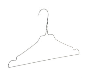 Draad / stomerijhanger metaal verzinkt (Ø 2,2 mm) met rokinkepingen Draad / stomerijhanger metaal verzinkt (Ø 2,2 mm) met rokinkepingen