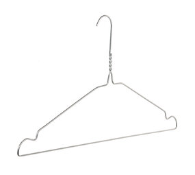 Draad / stomerijhanger metaal verzinkt (Ø 2,2 mm) met rokinkepingen Draad / stomerijhanger metaal verzinkt (Ø 2,2 mm) met rokinkepingen