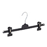 Ser-Viz Rok / broekhanger kunststof zwart met knijpers, 30 cm Ser-Viz Rok / broekhanger kunststof zwart met knijpers, 30 cm
