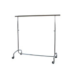 Chromen kledingrek, verstelbare hoogte 106 - 200 cm