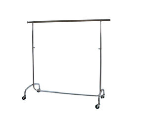 Chromen kledingrek, verstelbare hoogte 106 - 200 cm