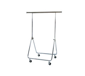 Chromen vertegenwoordigersrek, verstelbare hoogte 80 - 170 cm