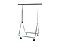 Chromen vertegenwoordigersrek, verstelbare hoogte 80 - 170 cm Chromen vertegenwoordigersrek, verstelbare hoogte 80 - 170 cm