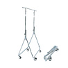 DE KLEDINGHANGER GIGANT Chromen vertegenwoordigersrek, verstelbare hoogte 150 cm DE KLEDINGHANGER GIGANT Chromen vertegenwoordigersrek, verstelbare hoogte 150 cm