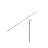 DE KLEDINGHANGER GIGANT Chromen confectiehaak