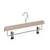 Rok / broekhanger beukenhout naturel ongelakt met knijperlat, 34 cm