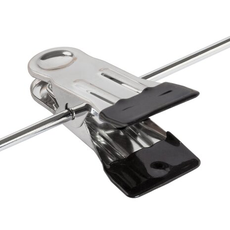 Rok / broekhanger beukenhout naturel ongelakt met knijperlat, 34 cm